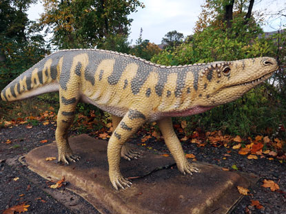 Chirotherium gilt als Vorfahre der heutigen Krokodile