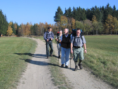 Auf dem Weg zum Spechererbecken  Hohenwarte II