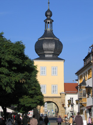das Blankenburger Tor in Saalfeld.