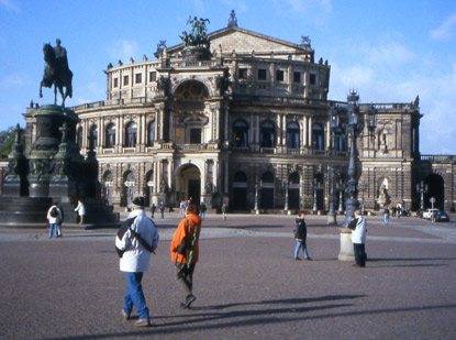 Die Semperoper - ein weiteres Wahrzeichen von Dresden