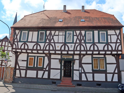 Das lteste Wohnhaus von Schaafheim wurde um 1500 erbaut