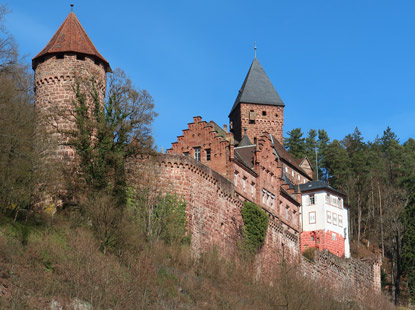 Burg Zwingeberg - Ansicht von der Strae