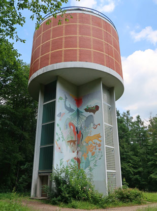 Wasserbehlter im Stadtwald von Bad Rappenau