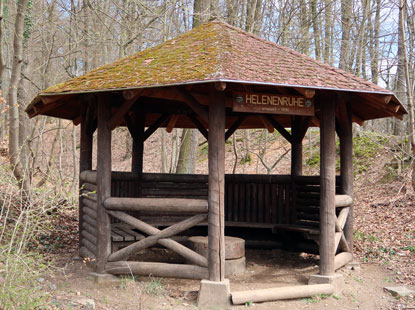 Helenenruhe, Schutzhtte Nhe Schlossberg Heppenheim