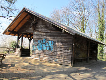 Die Vogensenblick-Htte bei Weinheim