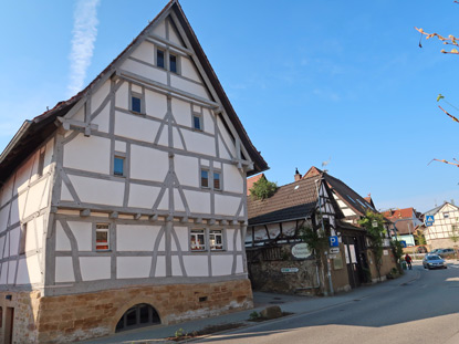 Zeutern Firststnderhaus aus dem Jahre 1458 ist das zweitlteste in Baden