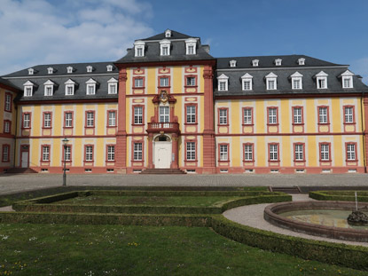 Rechter Flgel des Barockschlosses in Bruchsal