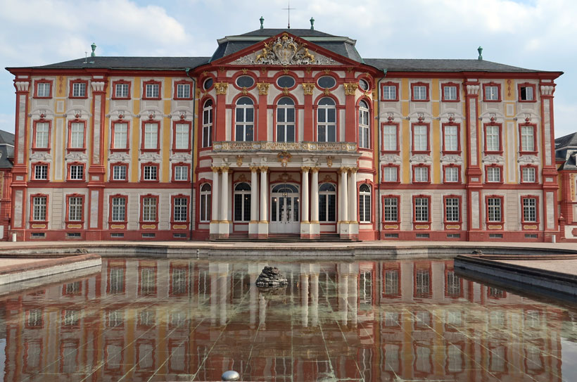 Schloss bruchsal - Ansicht vom Schlossgarten