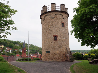 Vogesenweg: Wartturm - Sphturm in Weingarten