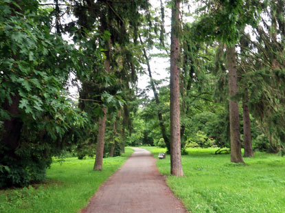 Vogesenweg an der Alb beim Ortsteil Dammerstock von Karlsruhe