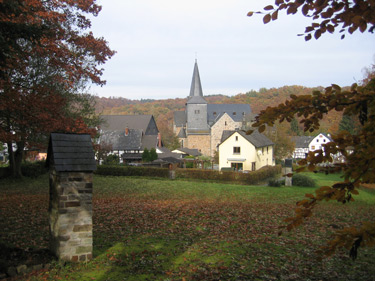 Peterslahr im Wiedtal mit der St. Petrus Kirche