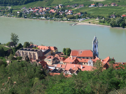 Welterbesteig Wachau, Etappe 1: Blick auf Drnstein