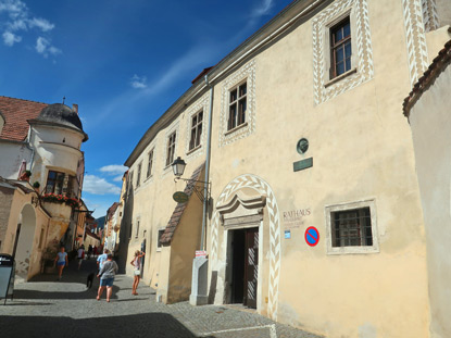 Welterbesteig Wachau- Rathaus von Drnstein