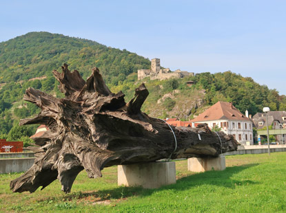 Hochwasser in Spitz an der Donau 