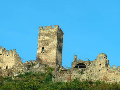 Burgruine Hinterhaus in Spitz an der Donau