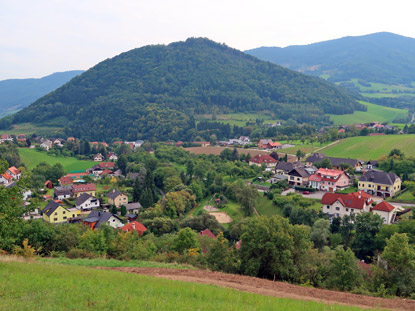 Blick auf den Ort Mhldorf in der Wachau