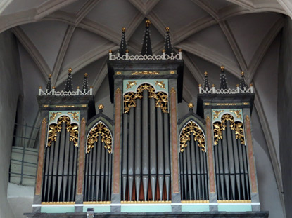 Orgel in der Wallfahrtskirche von Maria Laach