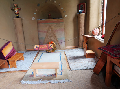 Innenansicht dr Jublkapelle in Schnbhel