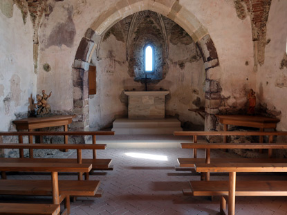 Welterbesteig: Burgkapelle der Aggstein