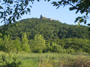 Die Burg oberhalb von Regc wurde - wie smtliche Burgen Nordungarns - nach dem Kuruzenaufstand durch die Habsburger gesprengt.