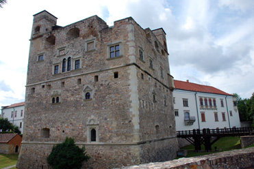 Die Burg von Srospatak in Nordost-Ungarn